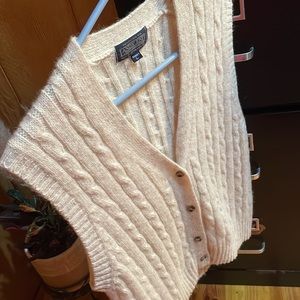 Vintage Land’s End Shetland Wool Vest.